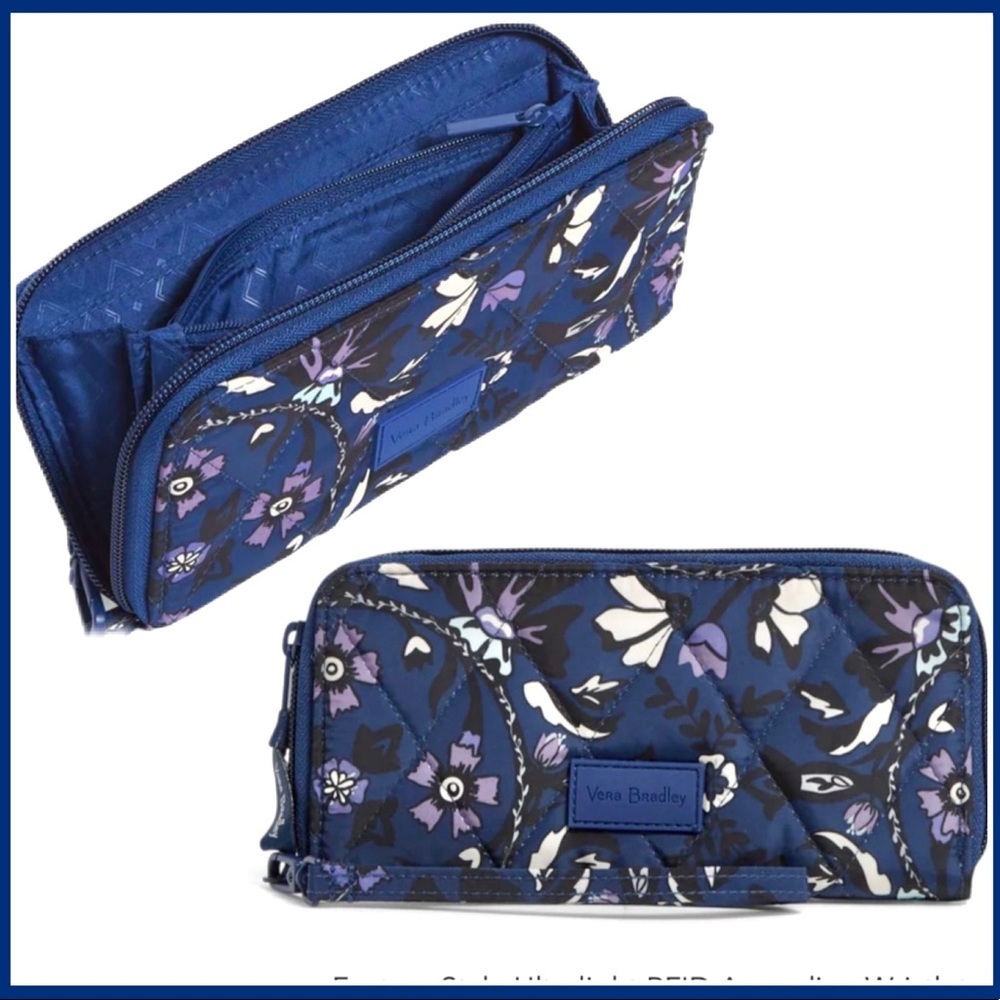 15.  NWT - VERA BRADLEY Factory Style Ultralight RFID Accordion Wristlet